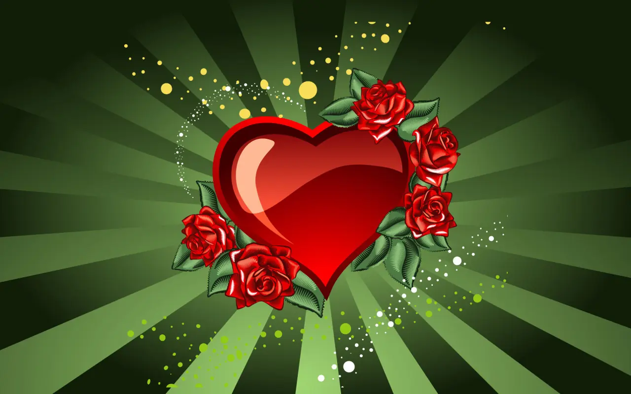 Romántico, pasional y lleno de amor.