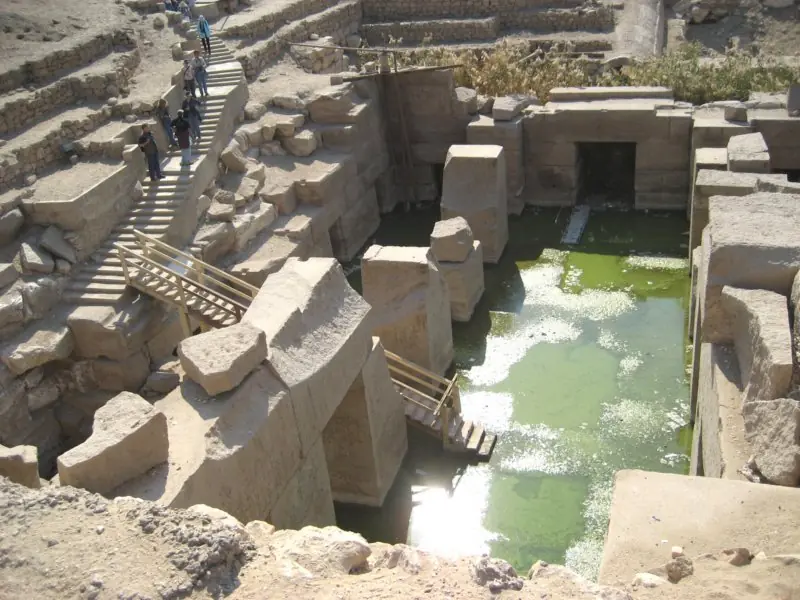 el templo de Osiris pesadilla arqueológica