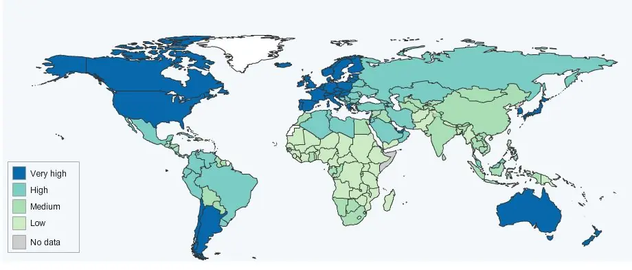 Chile y Argentina lideran el índice de desarrollo humano
