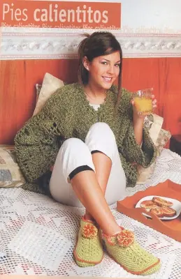 Pantuflas al crochet- Super faciles