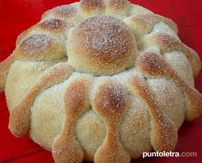 Receta de cocina para preparar Pan de Muerto