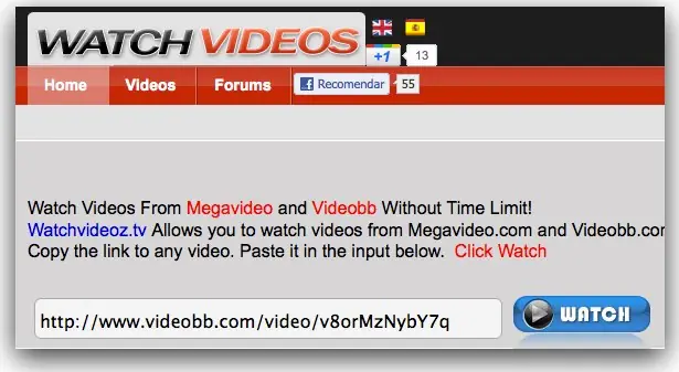 Chau 72 minutos por dia : ver MegaVideo y VideoBB sin límit