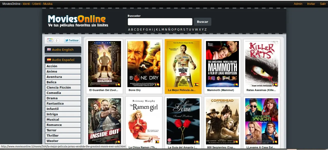 MoviesOnline y Cuevana, juntos con el cine