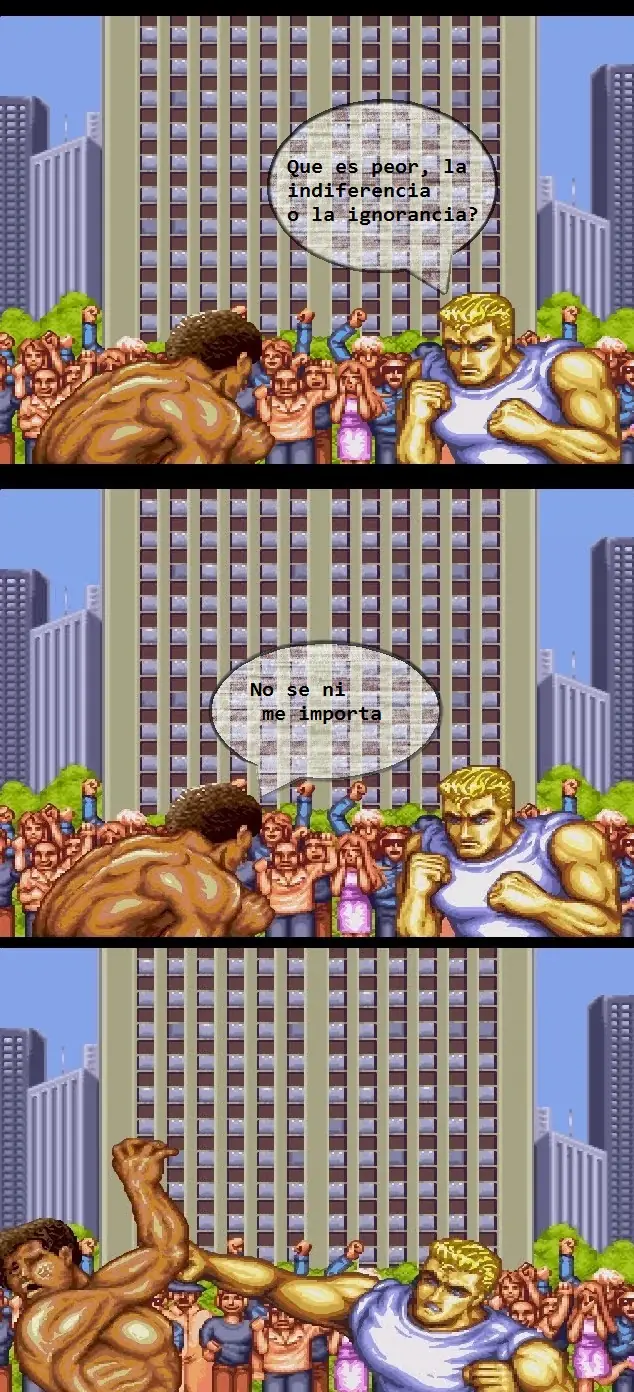 Street humor figther