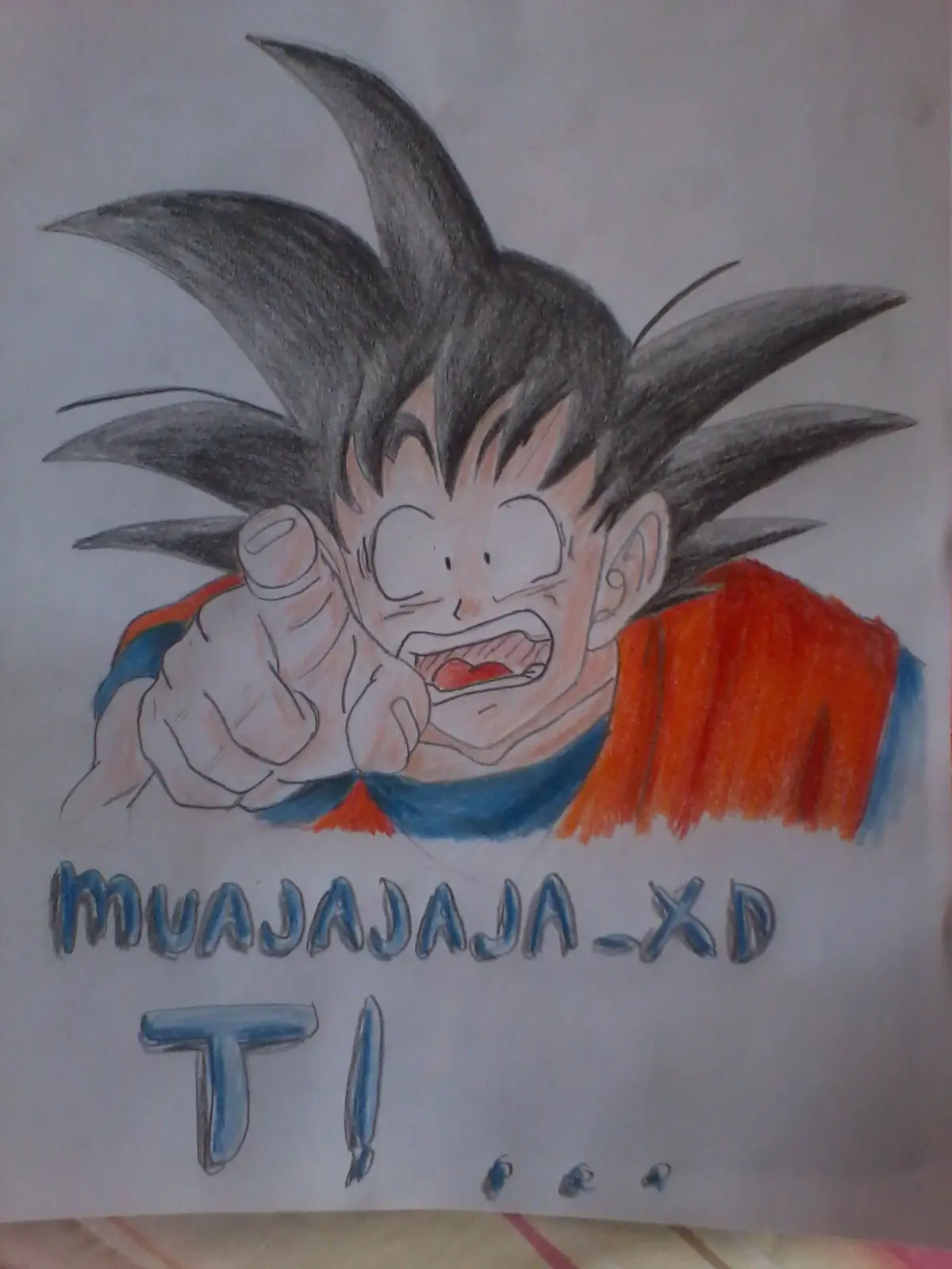 goku espantado (dibujo)