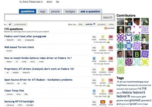 Ask Fedora, perfecto para resolver dudas sobre Fedora