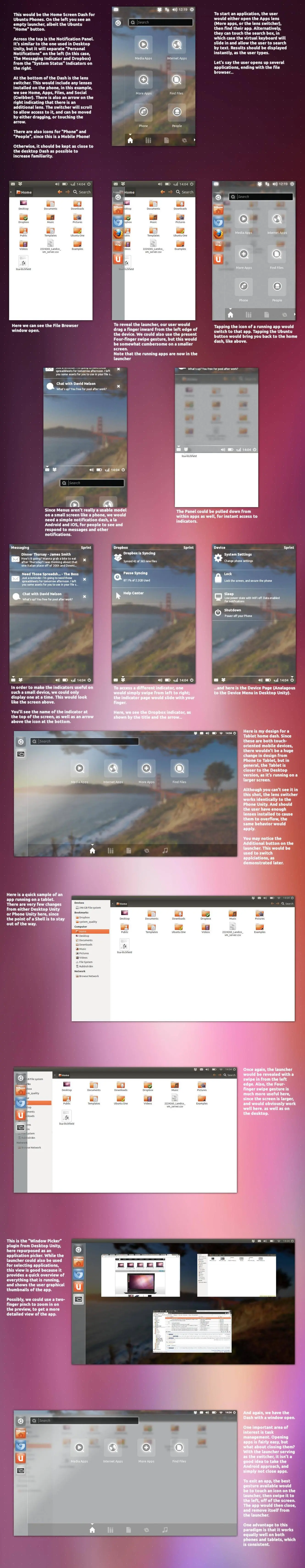 ¿Como se vería ubuntu en un samsung nexus?
