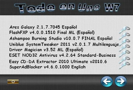 Todo en uno para windows 7