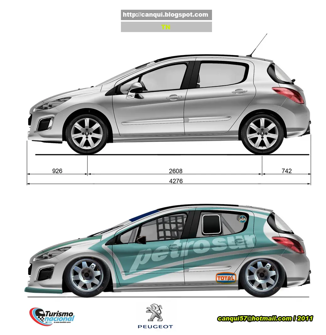 Peugeot 308 Turismo Nacional Clase 3