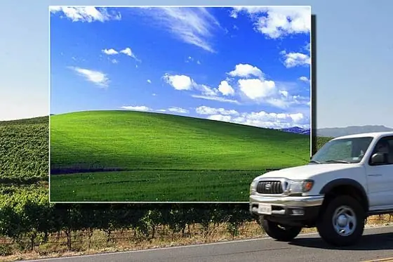 La historia del fondo de escritorio de Windows XP