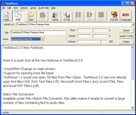 TextAloud portable