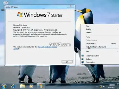 Activa Aero en Windows 7 Starter y Home Basic