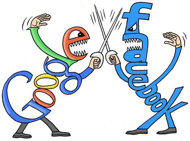 Google+ V/S Facebook Humor