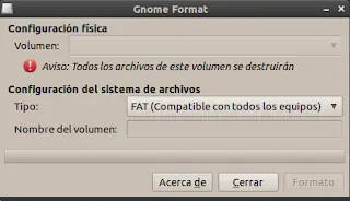 Como formatear una USB en ubuntu facil y rapido