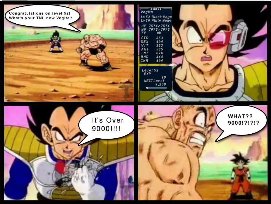 It`s over 9000