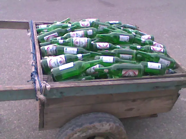Mí casa de botellas