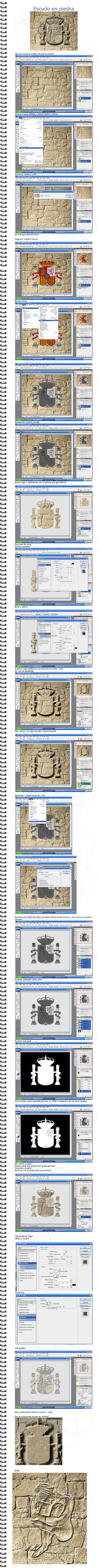 Tutorial photoshop[Escudo en piedra]