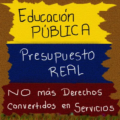 Marcha Latinoamericana Por La Educa.Convocada por Chil y Col
