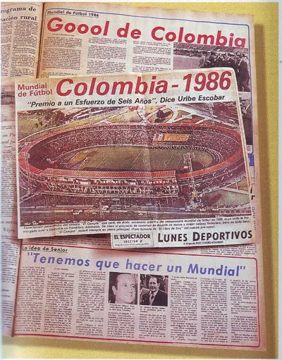 Colombia el unico pais que renuncia a un mundial 1986