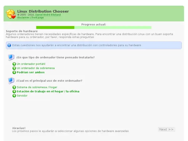 busca tu distro adecuada - linux -recomendado