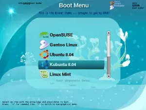 Grub 2 con nuevo arranque gráfico