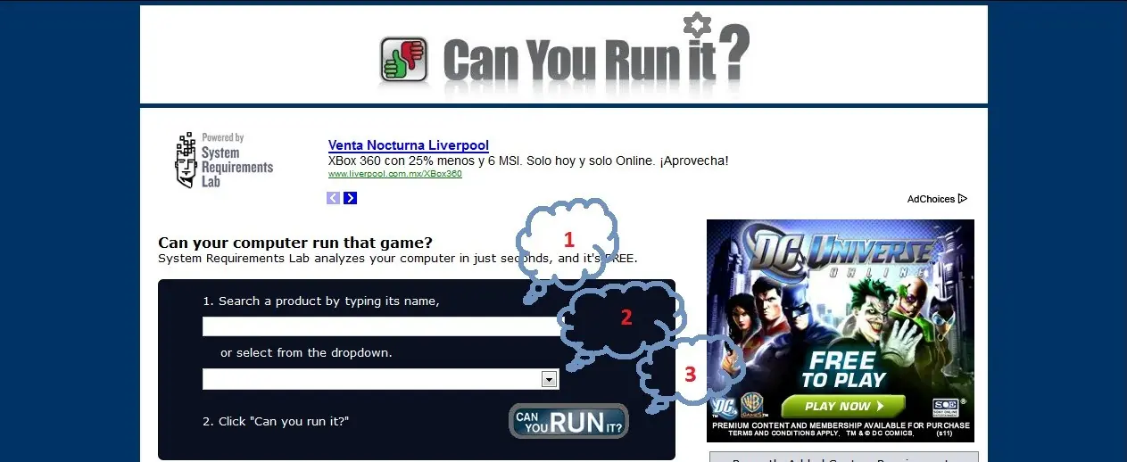 No sabes si algun juego corre en tu PC