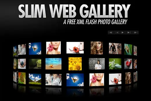 Slim Web Gallery: Galería En Flash Y XML Gratuita