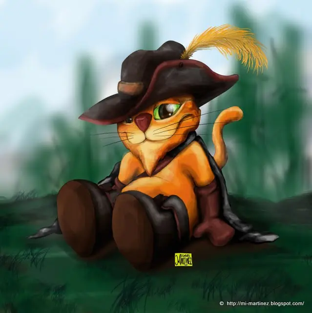 Mi Ilustracion del gato con botas