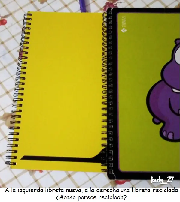 Recicla tus libretas usadas