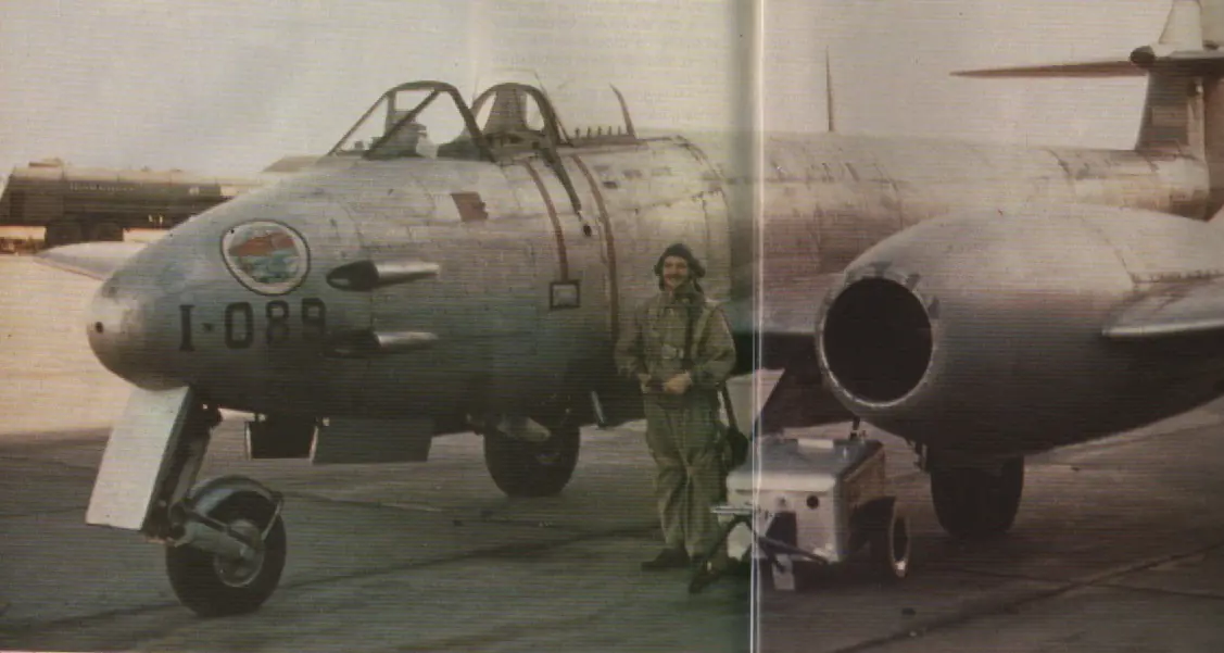 gloster meteor fm.k4 en la fuerza aérea argentina
