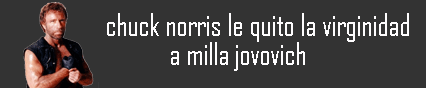 Chuck Norris te dice que entres..