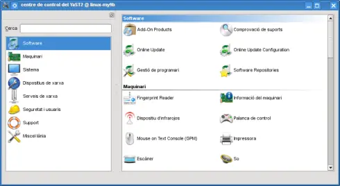 Añadir los repositorios básicos via Yast en openSuse 11.2