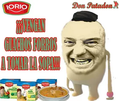 Ricardo Iorio y la sopa