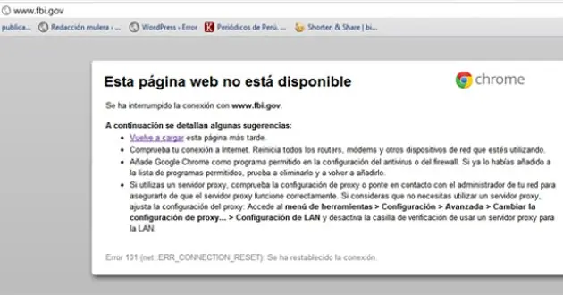 FBI a la lona: Anonymous tumba su sitio web