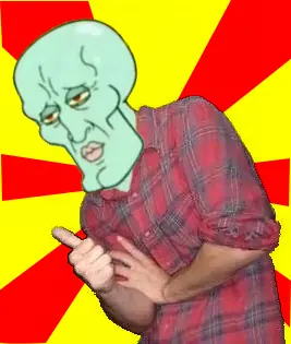 Meme: Calamardo Handsome