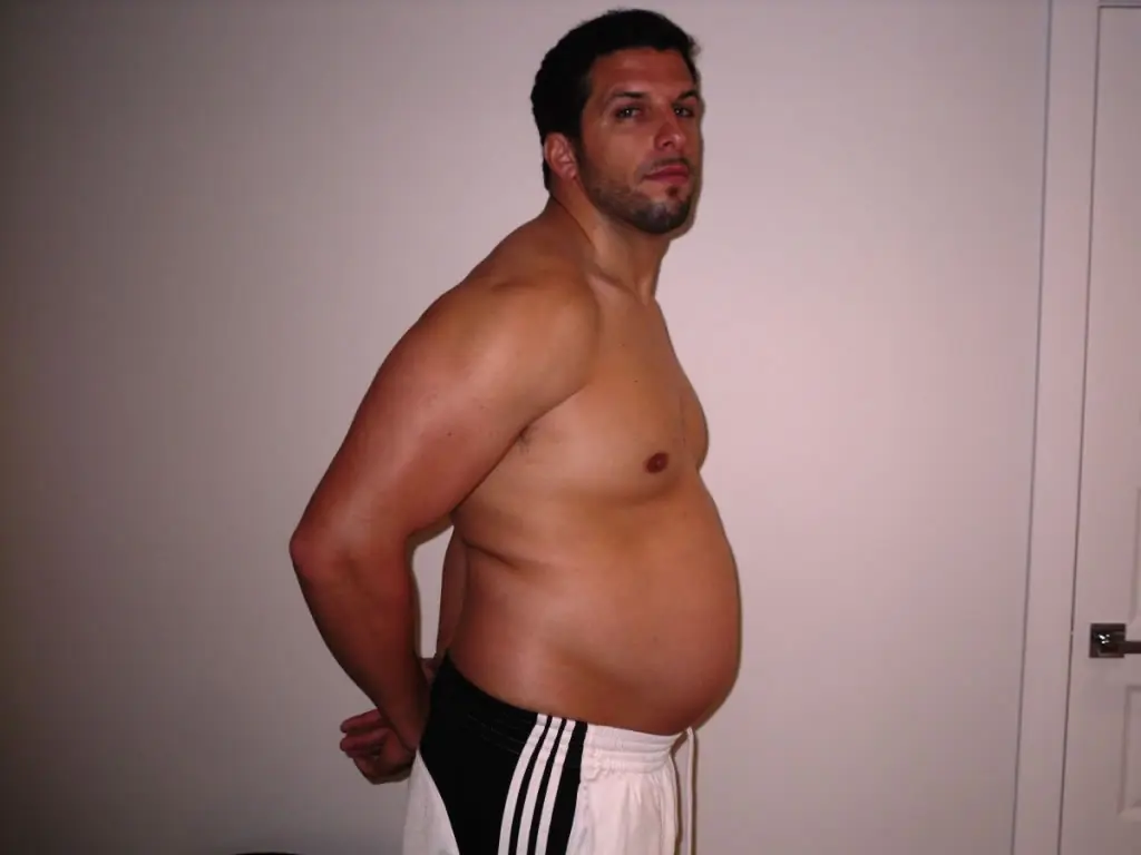 Loco experimento,de musculoso a gordo