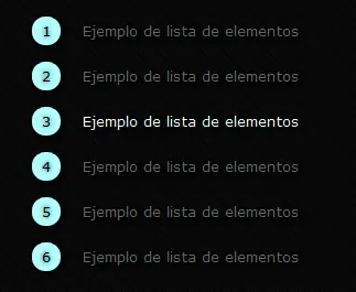 Manual en castellano Css3 - Ejercicios resueltos - Listas