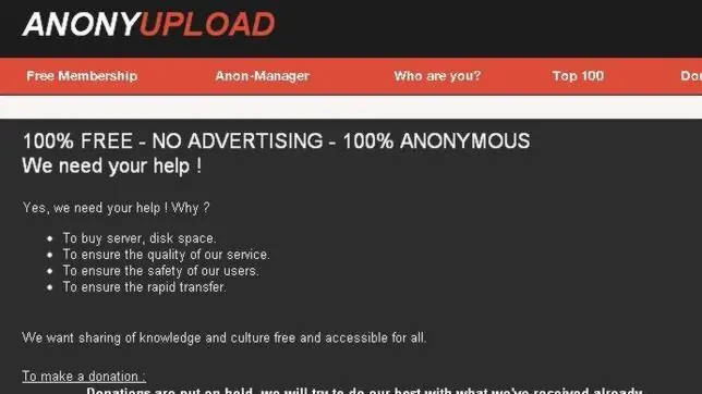 Anonyupload al final era falso