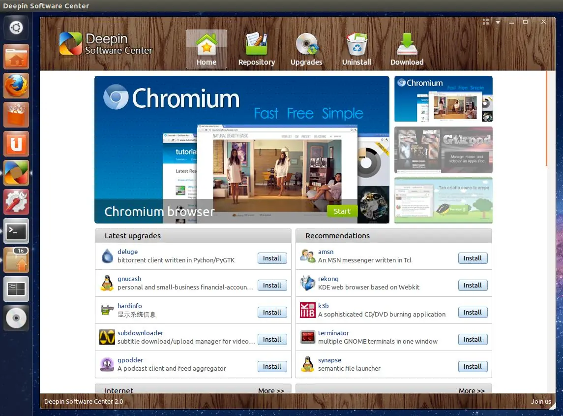 Como instalar Deepin Software Center en Ubuntu