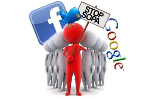 Más de 10 mil sitios web cierran por ley SOPA