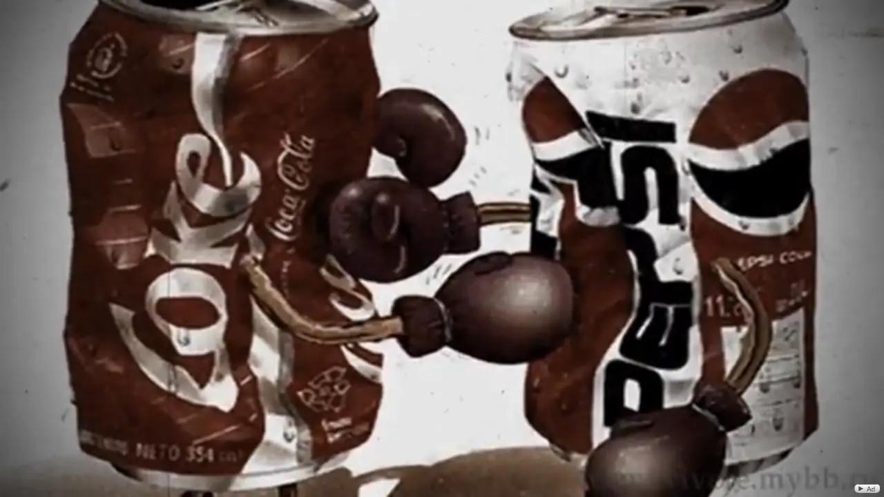 Coca-Cola vs Pepsi.