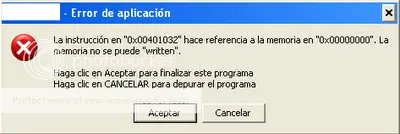 La memoria no se puede written Una solucion
