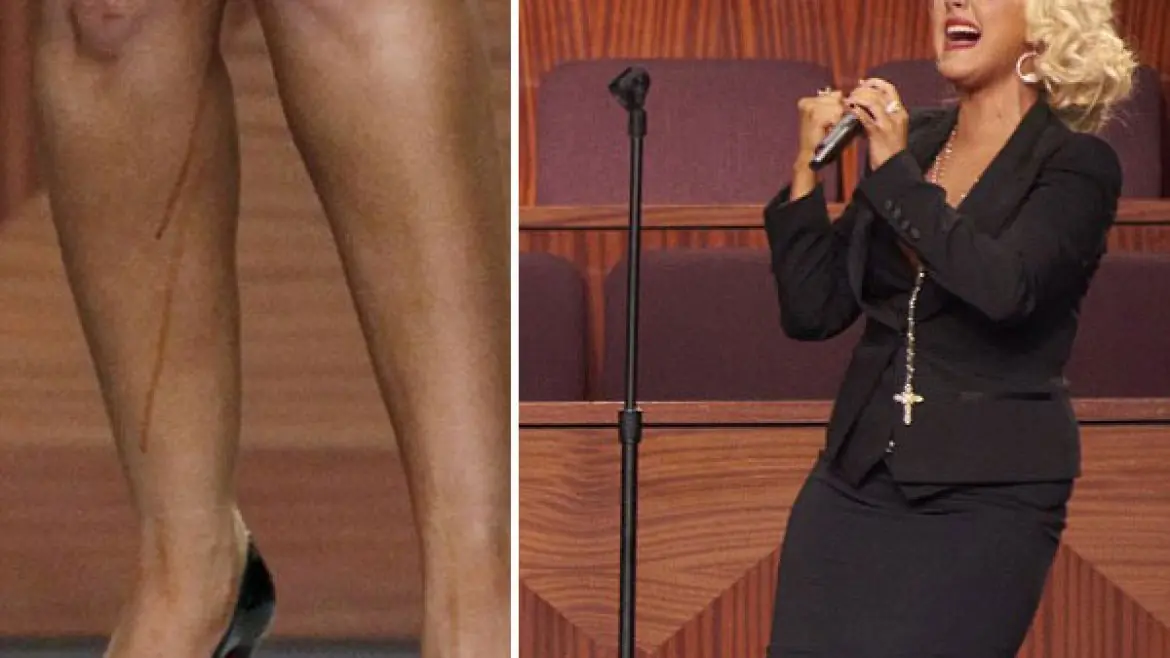 El desagradable accidente de Christina Aguilera