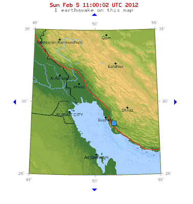 Fuerte terremoto en Irán