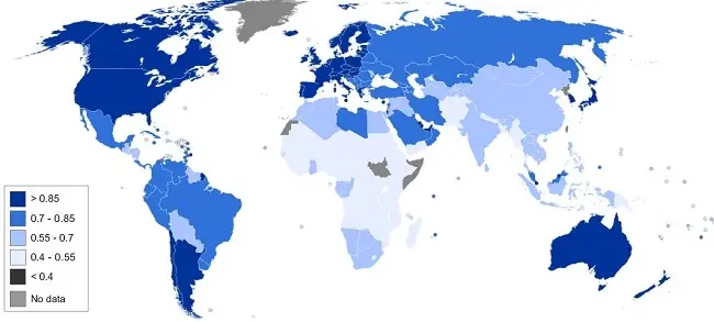 Índice de Desarrollo Humano - Clasificación de 2011