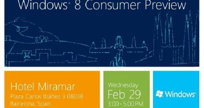 Windows 8 será lanzada 29 de febrero