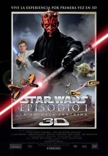 George Lucas y el Poster de Star Wars en 3D