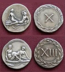 ¿Monedas porno?