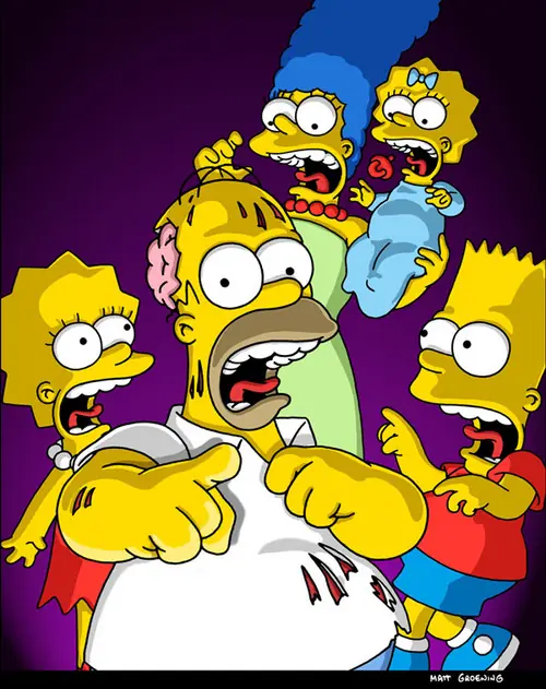 los simpson de terror y grasiosas