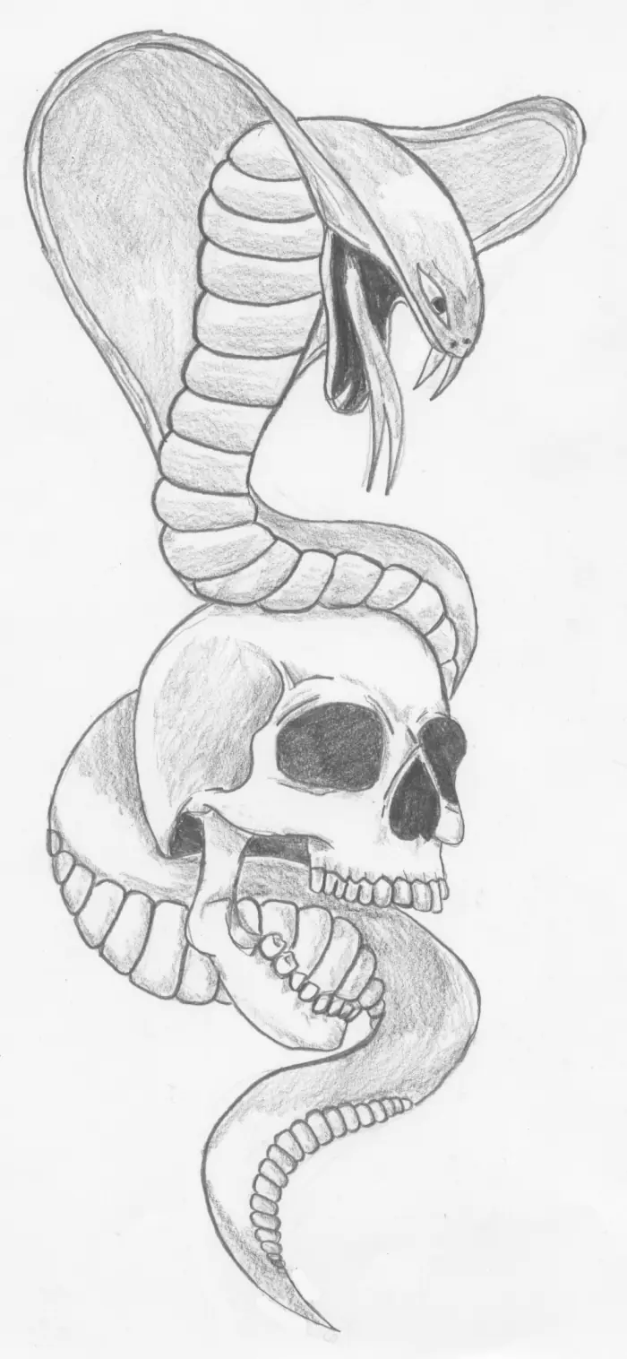 Dibujo hecho a lapiz y luego hecho en photoshop